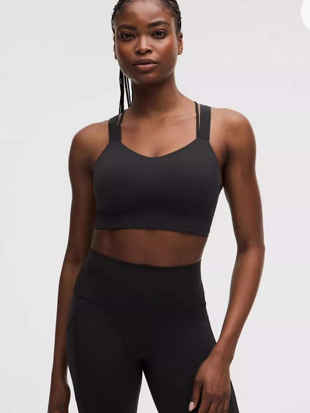 Lululemon Like A Cloud Longline Cushion Light Support D/DD Activewear Top 10